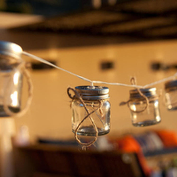 Ghirlandă de lumini LED Lumi Garden Boky Solar Transparent