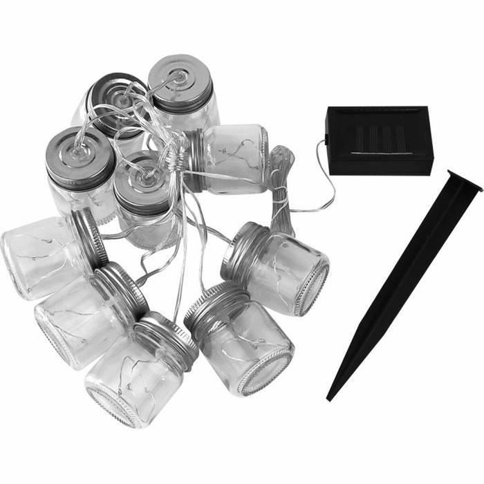 Ghirlandă de lumini LED Lumi Garden Boky Solar Transparent