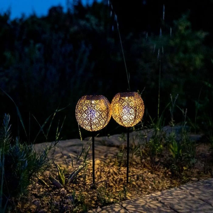 Lampă solară Lumisky Agadir Bronz (2 Unități)
