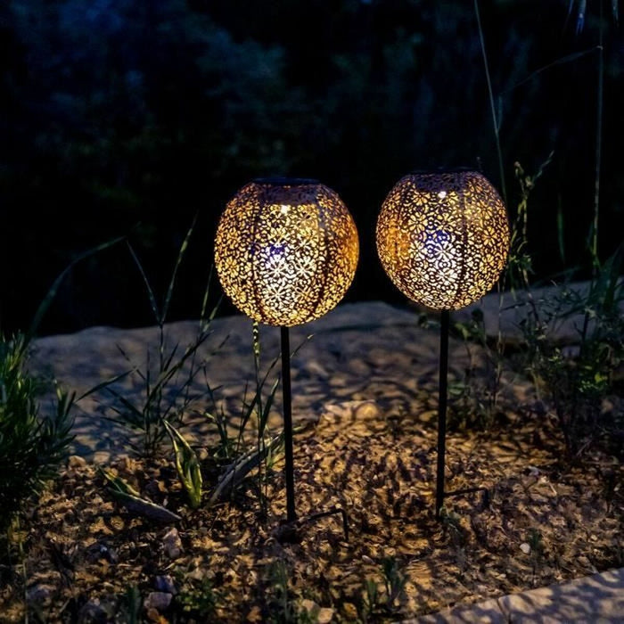 Lampă solară Lumisky Agadir Bronz (2 Unități)