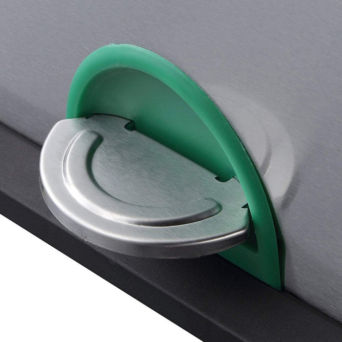 Găleată de gunoi pentru reciclare Kitchen Move Zoe Cu pedală Oțel inoxidabil Metal/Plastic 45 L