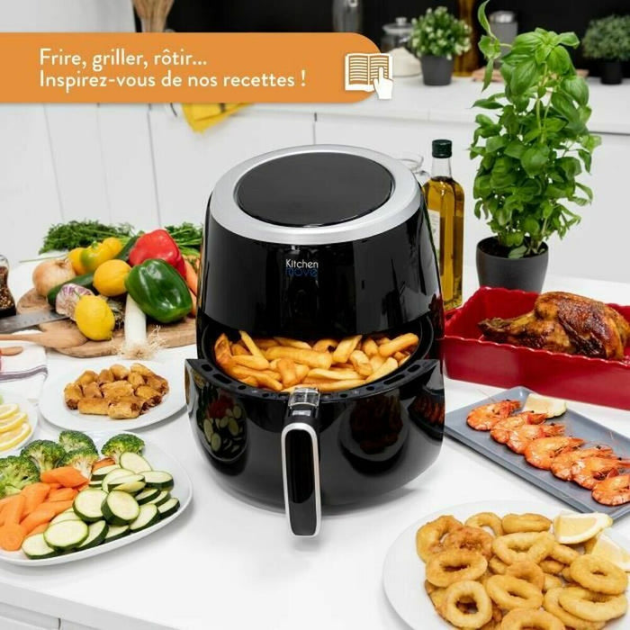 Friteuză fără Ulei Kitchen Move BAT-25A 2000 W 6,4 L Negru 2000 W