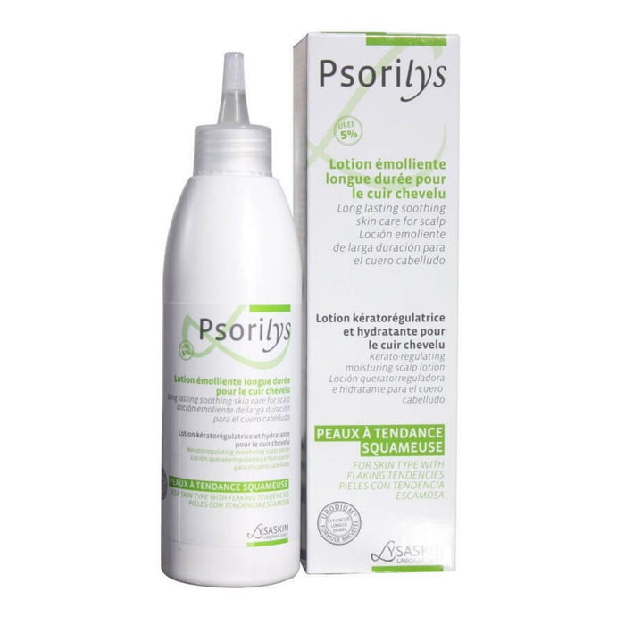 Loțiune pentru scalp Lab Lysaskin Psorilys, kerato-reglatoare, hidratantă, pentru scalp cu tendință de descuamare, 150 ml