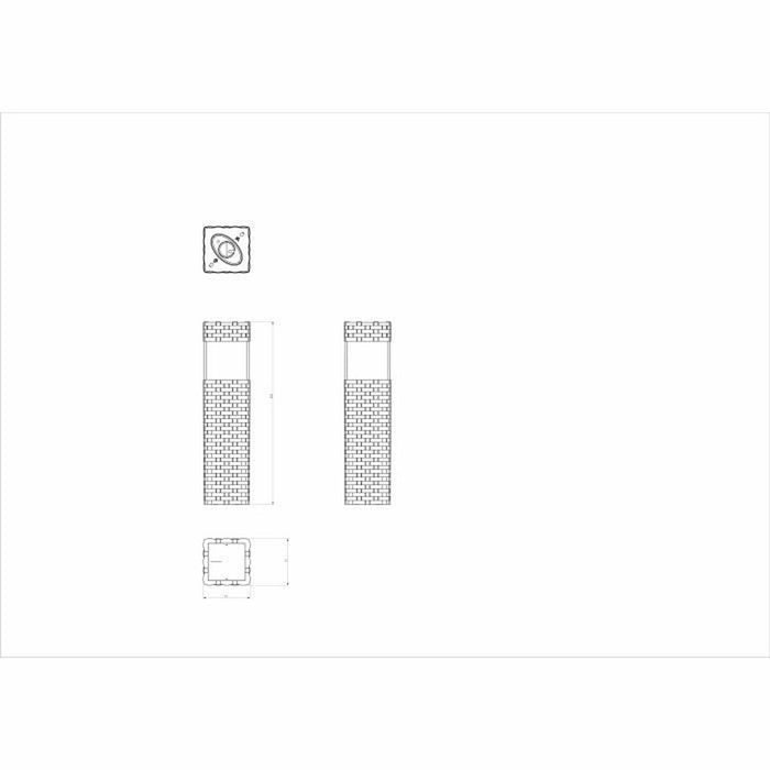Solar garden stake Galix Rășină 38 cm