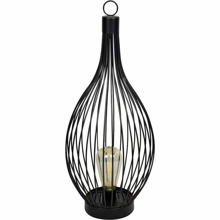 Lampă solară Galix Metal Negru 20 Lm 50 cm