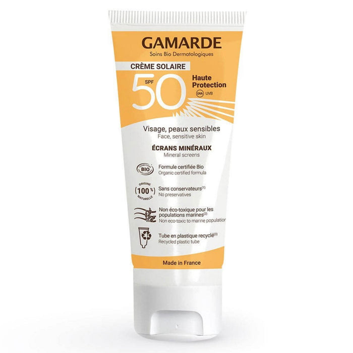 Cremă de protecție solară Gamarde Bio, pentru față, SPF 50, 40 ml