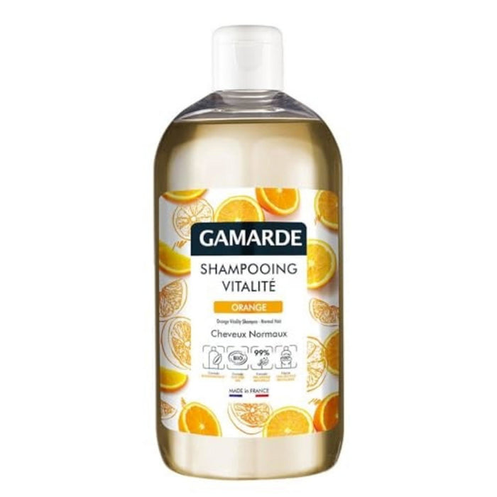 Șampon Gamarde Vitalité, bio, pentru păr normal, revitalizant, cu portocală, 500 ml