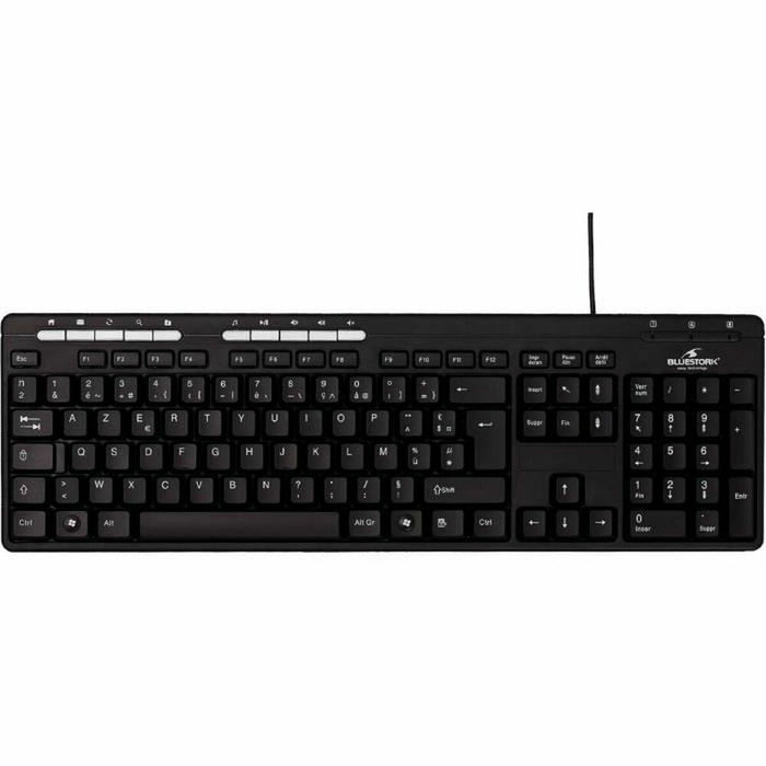 Tastatură Bluestork BS-KB-MEDIAFIRST Franceză AZERTY