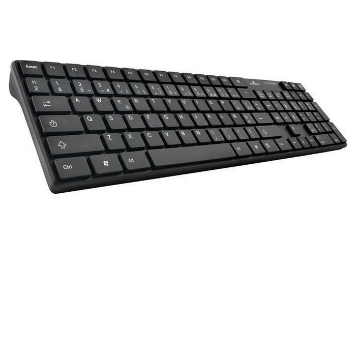 Tastatură și Mouse Bluestork BLU3760162063431 AZERTY Negru