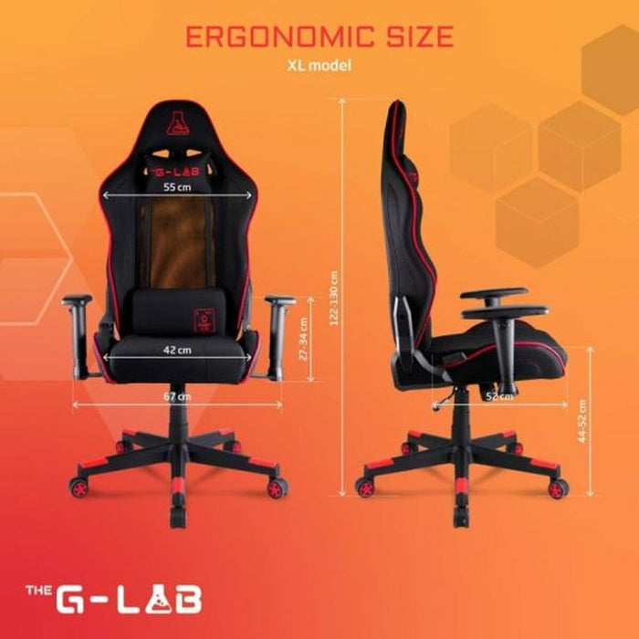 Scaun Gaming The G-Lab Oxygen Roșu
