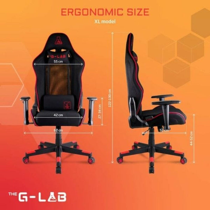 Scaun Gaming The G-Lab Oxygen Albastru