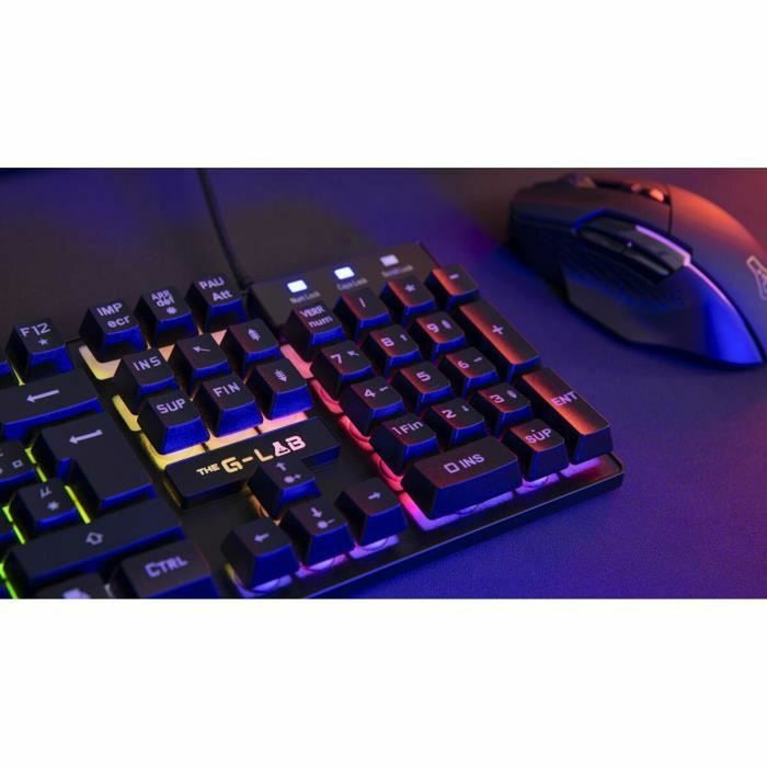 Tastatură The G-Lab Negru