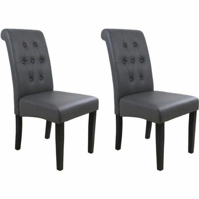 Scaun de Sufragerie Gri 45 x 42 x 45 cm (2 Unități)