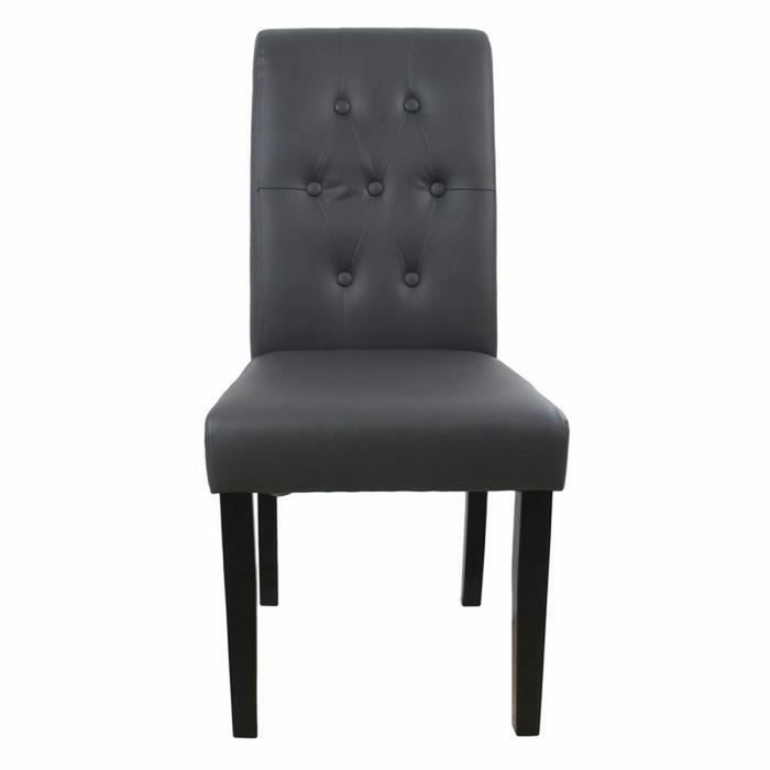 Scaun de Sufragerie Gri 45 x 42 x 45 cm (2 Unități)