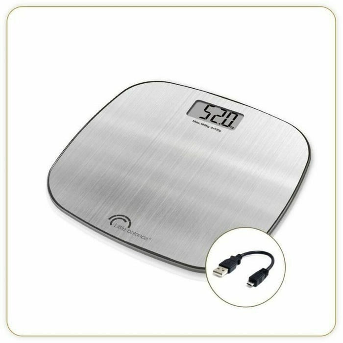Cântar Digital de Baie Little Balance 8416 Oțel inoxidabil 180 kg 30 x 30 cm