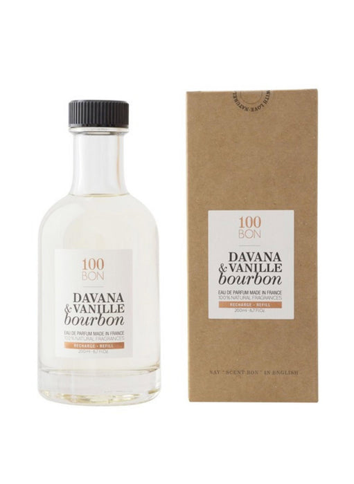 Apă de parfum 100 Bon Davana & Vanille Bourbon, unisex, reumplere, 200 ml