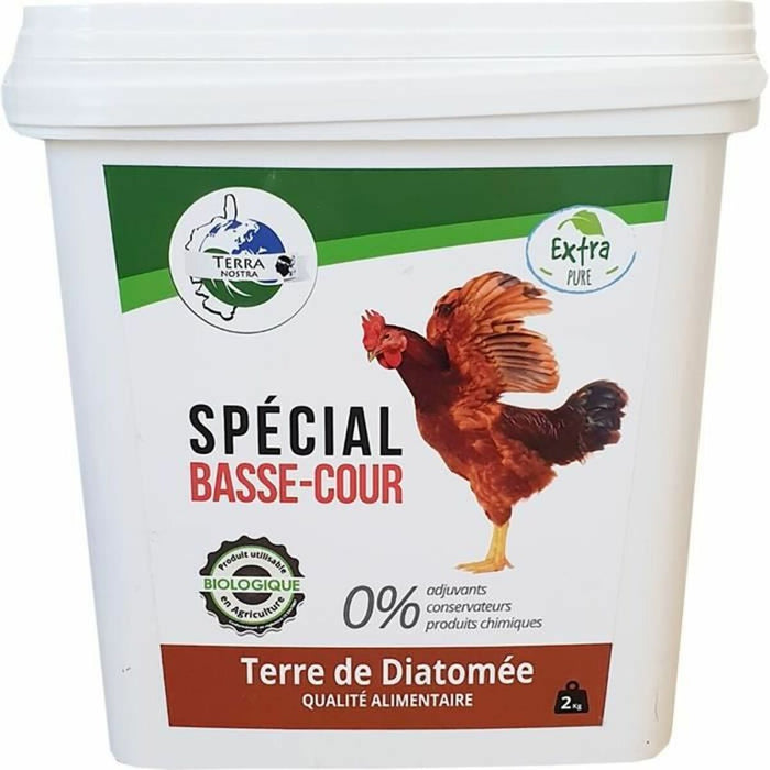 Îngrășământ organic TERRA NOSTRA Diatomée Sol Găină Fermă 2 Kg
