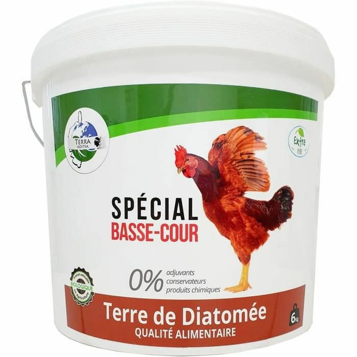 Îngrășământ organic TERRA NOSTRA Diatomée Sol Găină Fermă 6 Kg