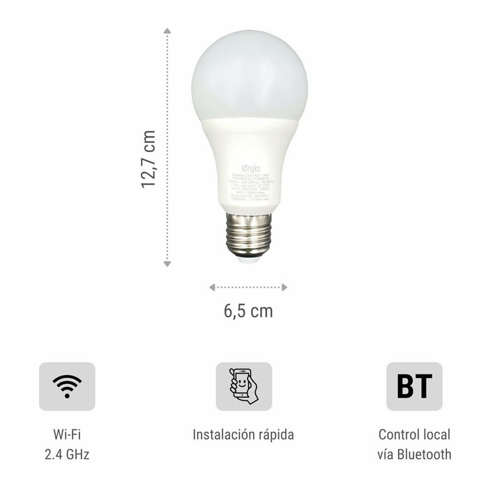 Bec Inteligent Konyks e27 Alb F (2700 K) (6500 K)