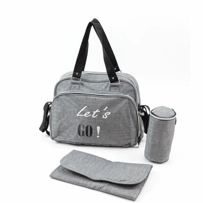 Geantă pentru scutece Baby on Board SIMPLY Lets'Go Gri