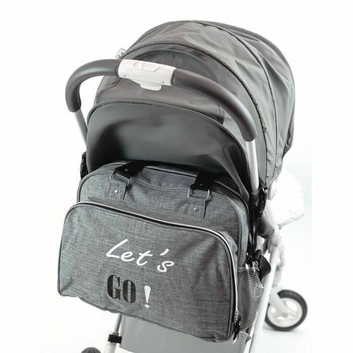 Geantă pentru scutece Baby on Board SIMPLY Lets'Go Gri