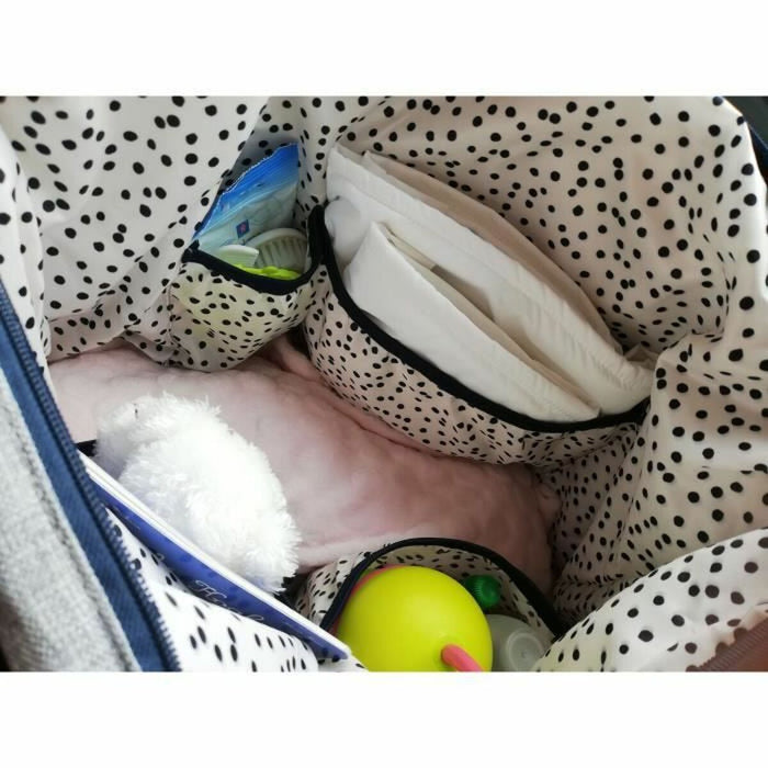 Geantă pentru scutece Baby on Board Gri