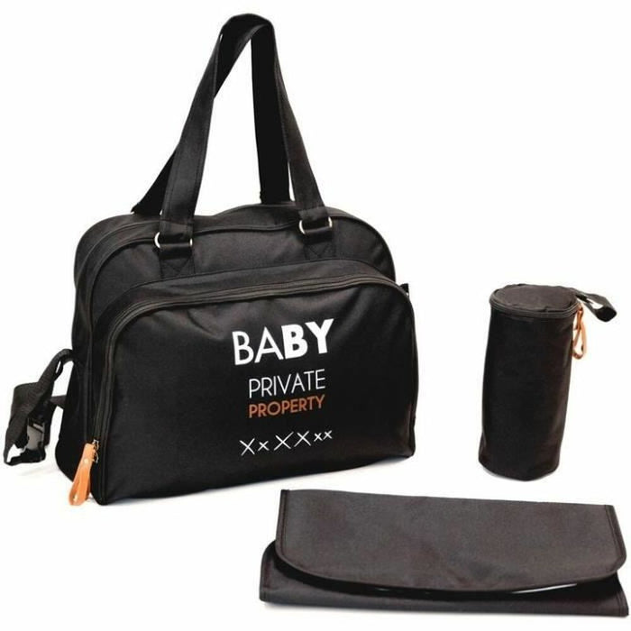Geantă pentru scutece Baby on Board Simply Negru