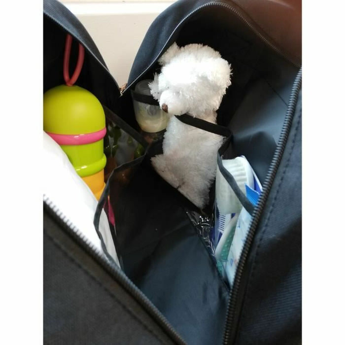 Geantă pentru scutece Baby on Board Simply Negru