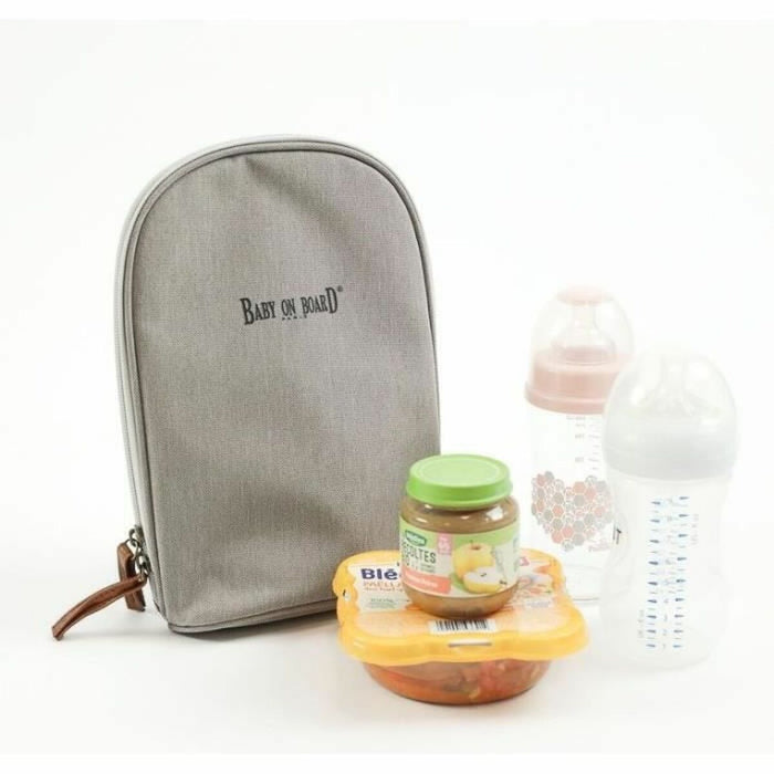 Geantă pentru scutece Baby on Board Titou Greige