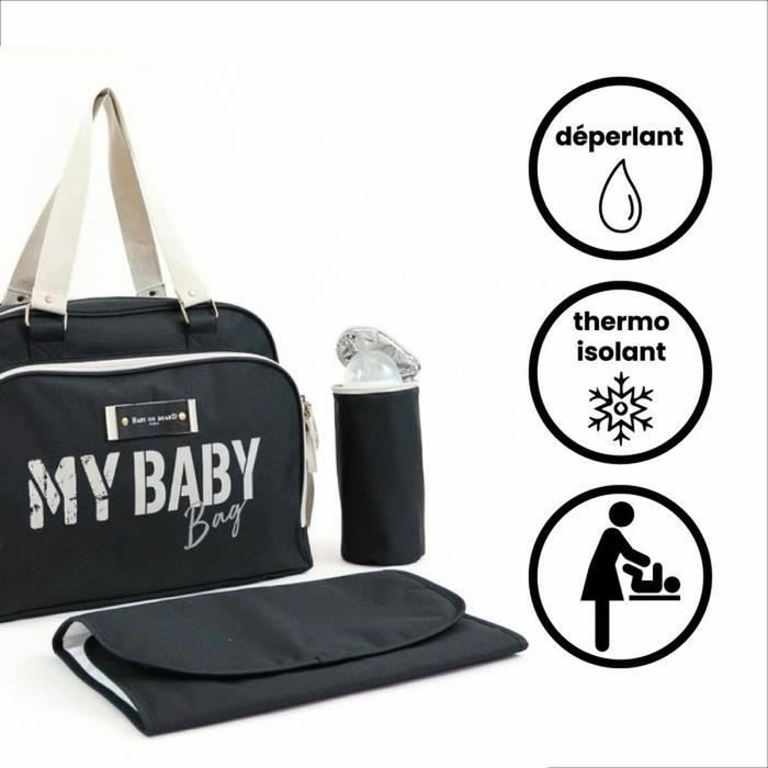 Geantă pentru scutece Baby on Board Simply Babybag Negru
