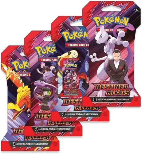Pachet booster Pokemon TCG Scarlet & Violet Destined Rivals, diverse modele, 6+ ani
