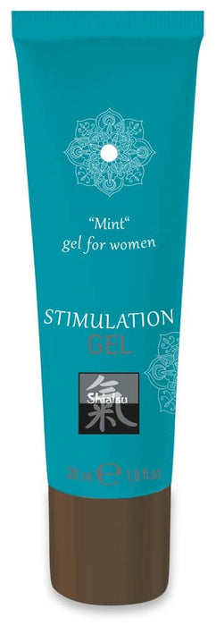 Gel intim cu efect de stimulare, Shiatsu, aromă de mentă, 30 ml
