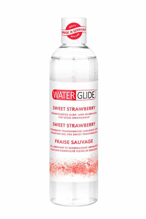 Lubrifiant pe bază de apă, Waterglide, aromă de căpșuni dulci, 300 ml