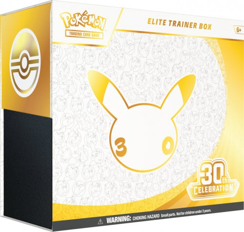 Set de joc de cărți Pokemon TCG, 30th Celebration Elite Trainer Box, 6+ ani