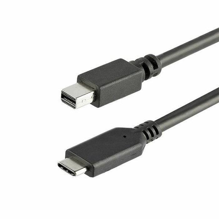 Adaptor USB C la Mini DisplayPort Startech CDP2MDPMM1MB         Negru 1 m