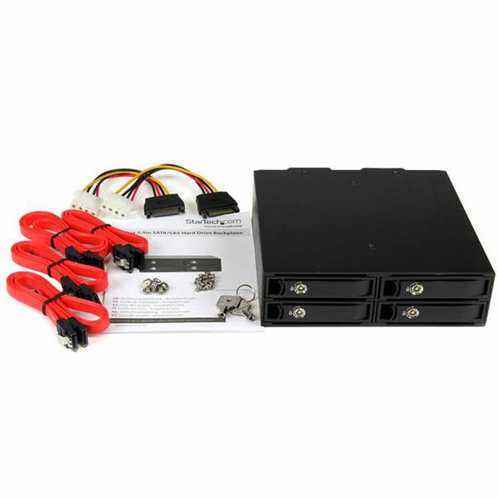 Rack Startech SATSASBP425 Negru Portabil 2,5"