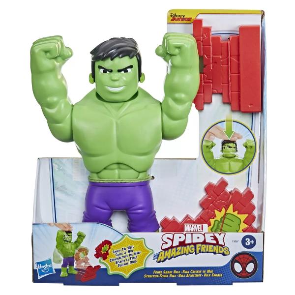 Figurină Hasbro Spidey și prietenii săi extraordinari, Hulk, 25 cm, 3+ ani