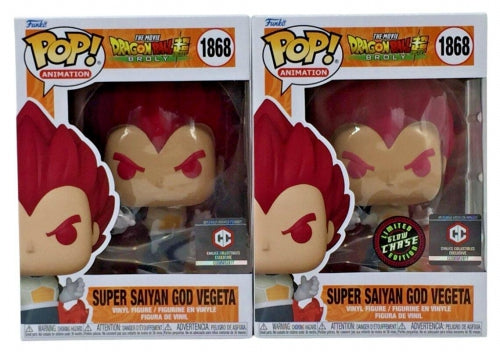 Figurină Funko Pop! Animation Dragon Ball Super: Broly, Super Saiyan God Vegeta, diverse modele
