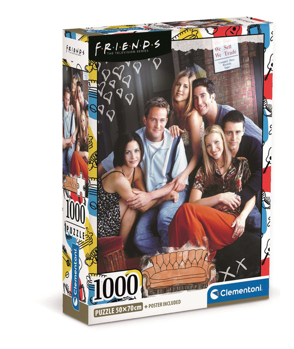 Puzzle Clementoni Compact Friends, 1000 de piese, 50 × 70 cm