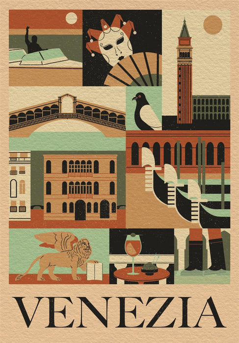 Puzzle Clementoni, colecția Compact, Style in the City Venezia, 1000 de piese