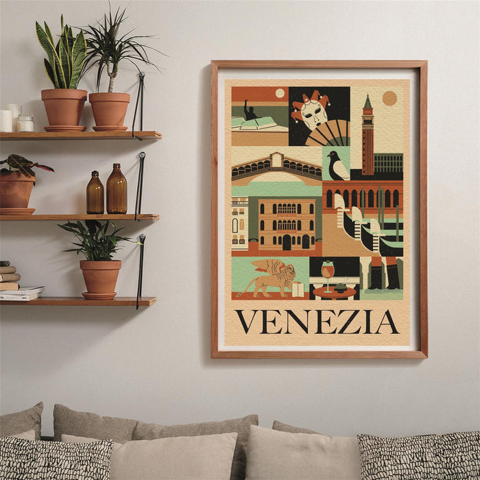 Puzzle Clementoni, colecția Compact, Style in the City Venezia, 1000 de piese