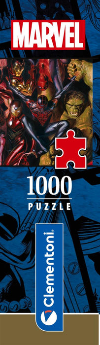 Puzzle Clementoni Marvel, colecția Compact, supereroi, 1000 piese, 70 x 50 cm