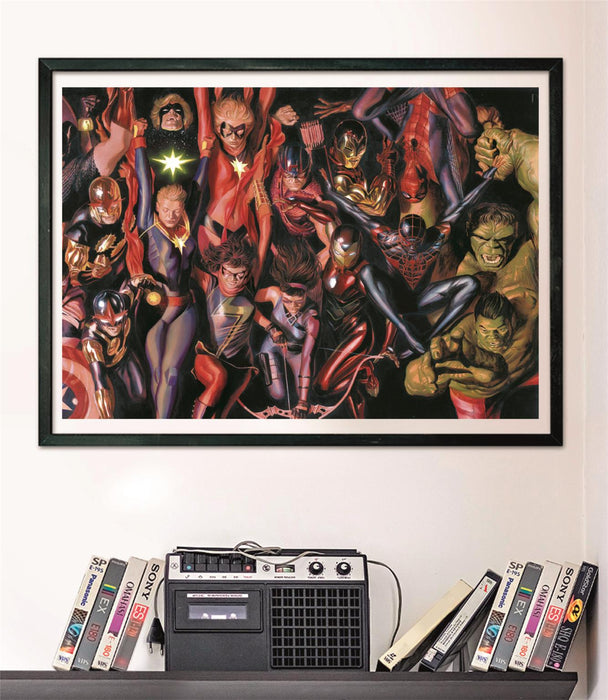 Puzzle Clementoni Marvel, colecția Compact, supereroi, 1000 piese, 70 x 50 cm