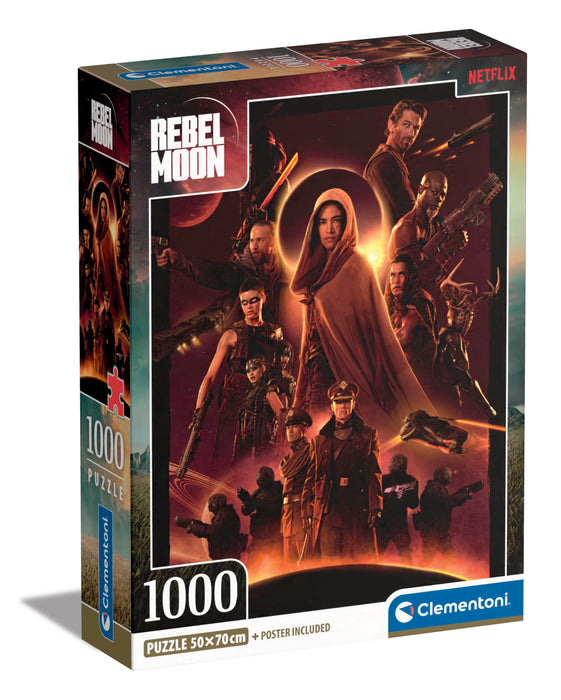 Puzzle Clementoni Compact Netflix Rebel Moon, 1000 piese, 50 x 70 cm