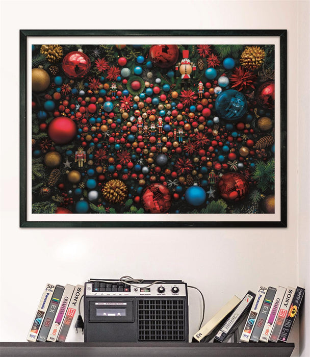 Puzzle Clementoni, colecția Classic Christmas, Impossible Christmas Vibes, 1000 piese, 70 × 50 cm
