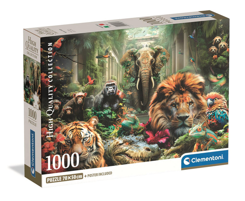 Puzzle Clementoni, colecția High Quality Collection, Mistic Jungle, 1000 piese, 70 × 50 cm