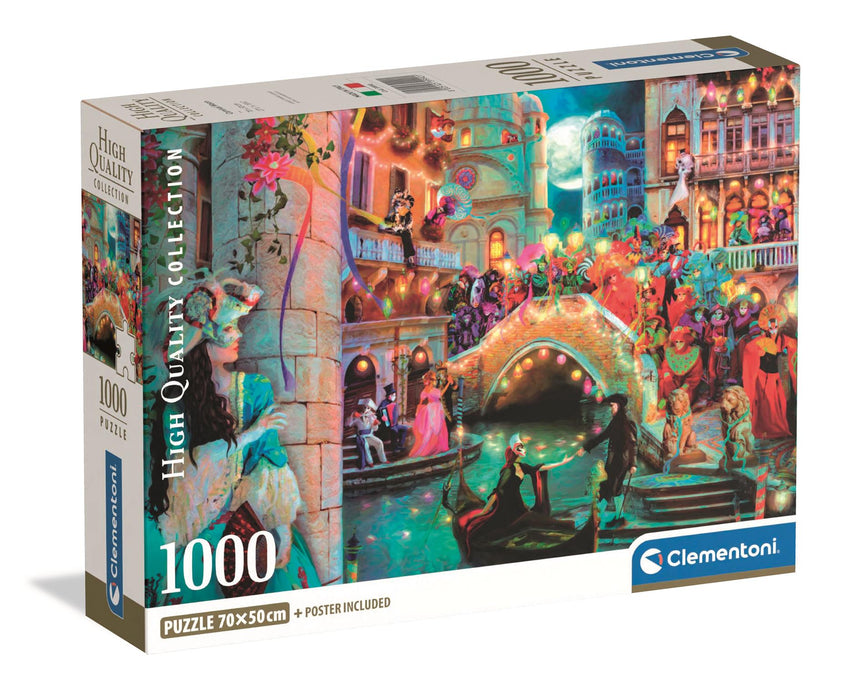 Puzzle Clementoni Compact, Carnival Moon, 1000 piese, 70 × 50 cm