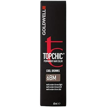 Vopsea de păr Goldwell Topchic 6BM Culoare Maro Mat 60ml