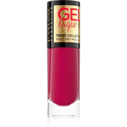 Eveline Cosmetics Gel Polish, 7 Days Gel Laque, Color 207, 8ml, roz vibrant