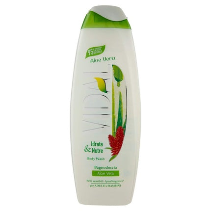 Gel de duș Vidal cu Aloe Vera, hidratant, 299g